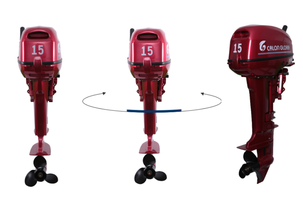 15HP OUTBOARD MOTOR (RED)